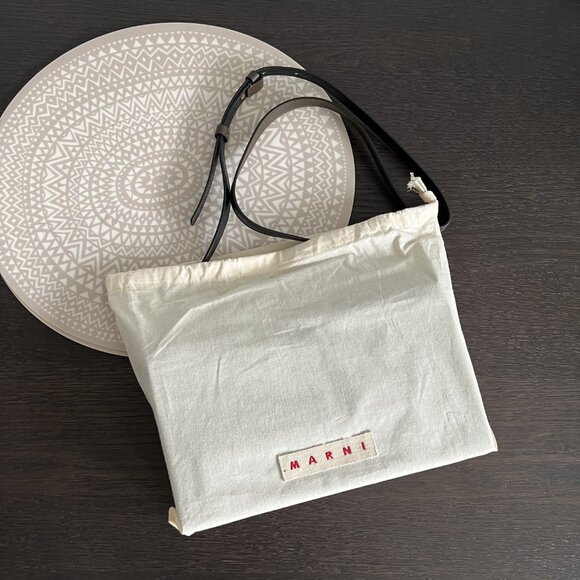 [BNWT–Slightly Imperfect] Marni Trunk Slim Shoulder Bag Brown🤎 - Picture 11 of 11